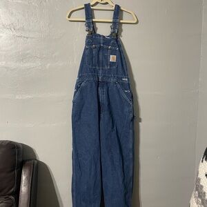 Carhartt Blue Denim Overalls
